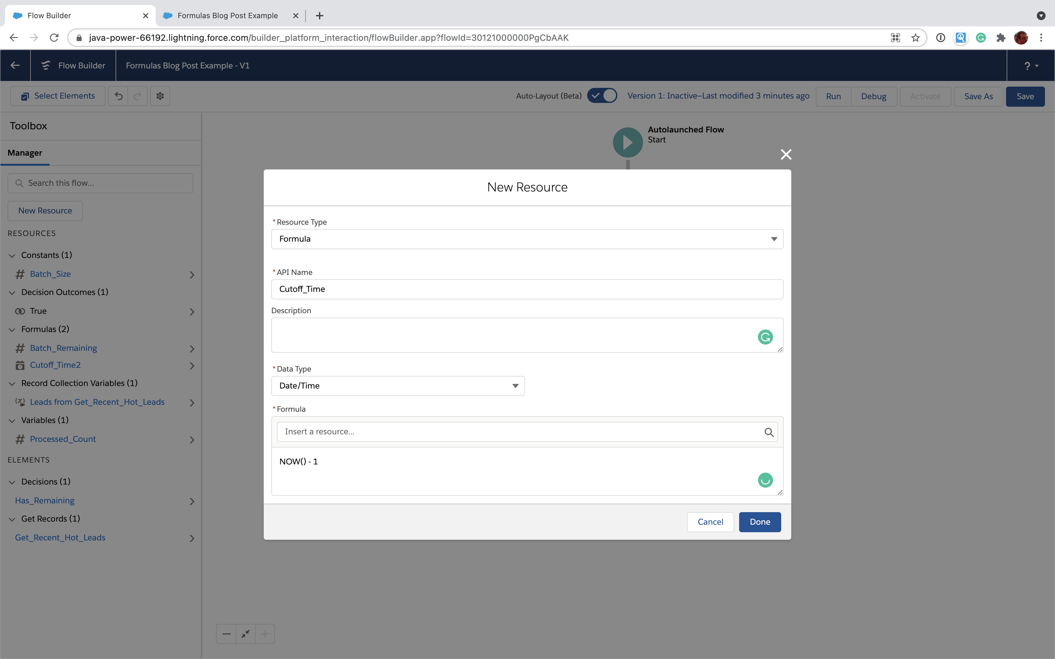 How To Use Formulas In Salesforce Flow